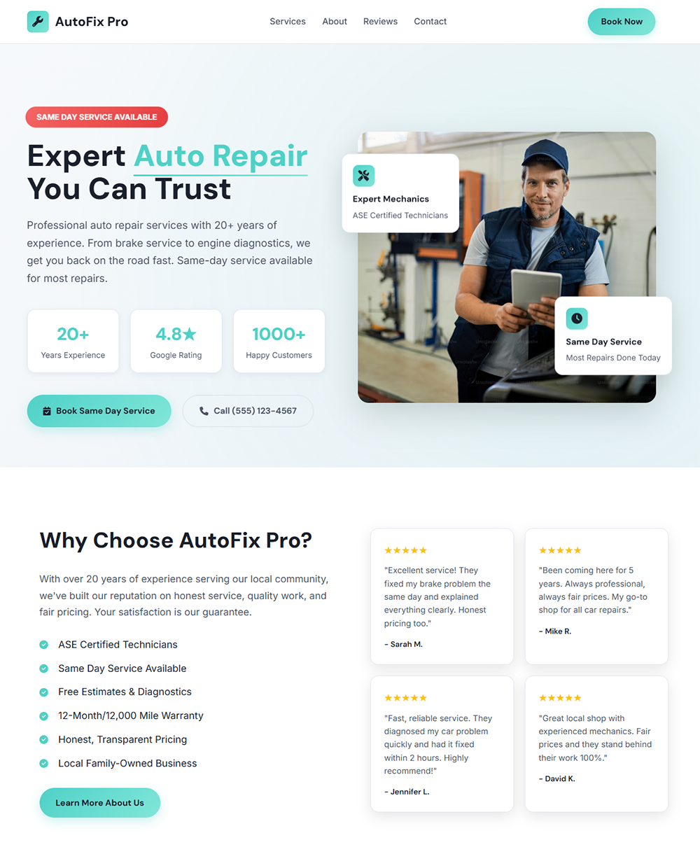 How We Helped a Local Auto Shop Get 97 New Customers