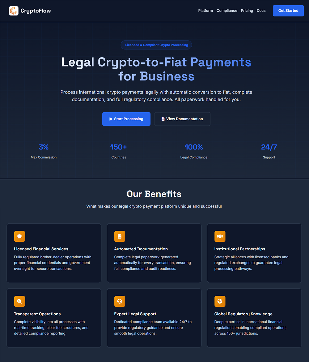 Blockchain Payment and Compliance Engine