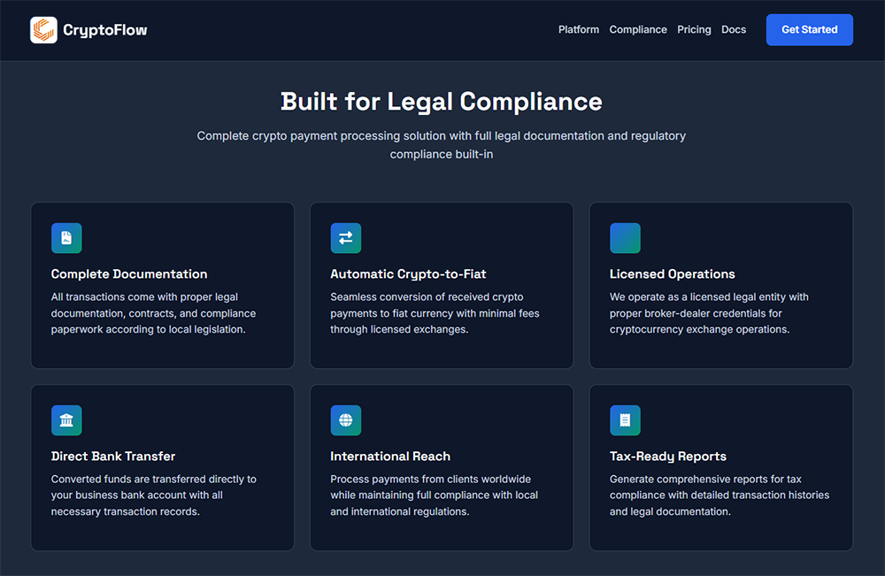 Blockchain Payment and Compliance Engine